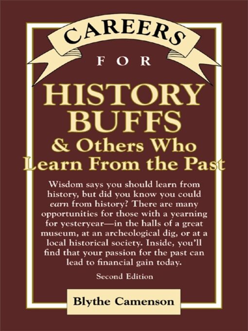 Cover image for Careers for History Buffs & Others Who Learn from the Past
